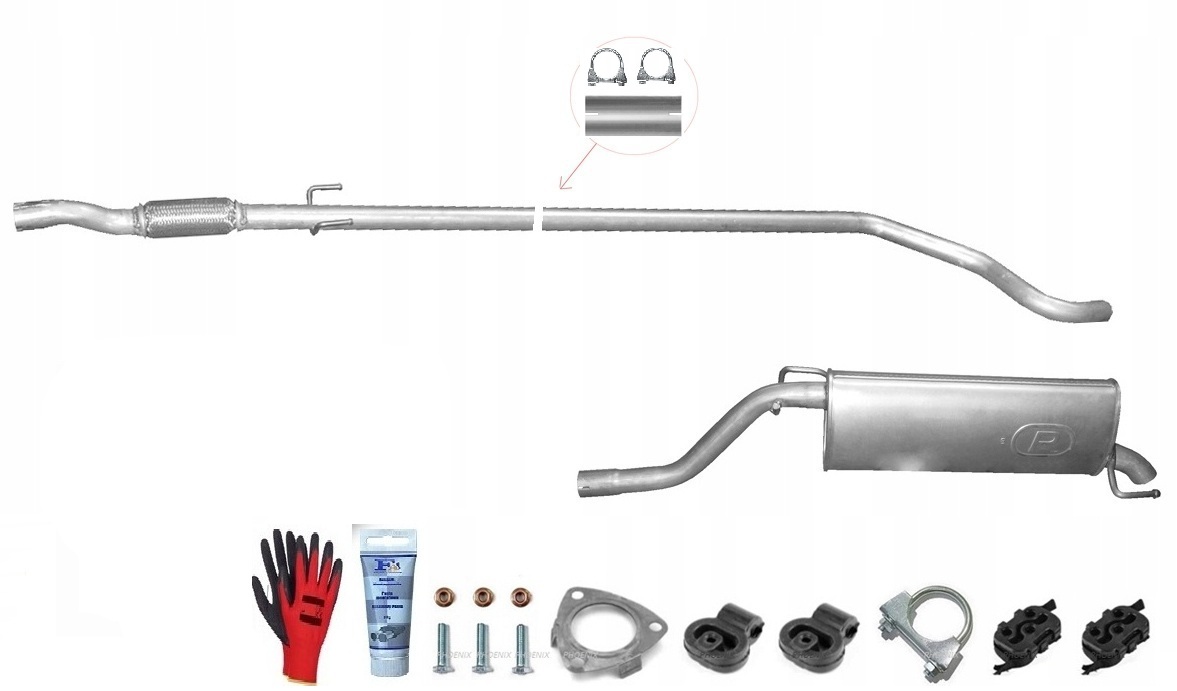 Opel Corsa D 1.3 CDTi 66kW (2006-12/2009) Trubka Tlumič bonus
