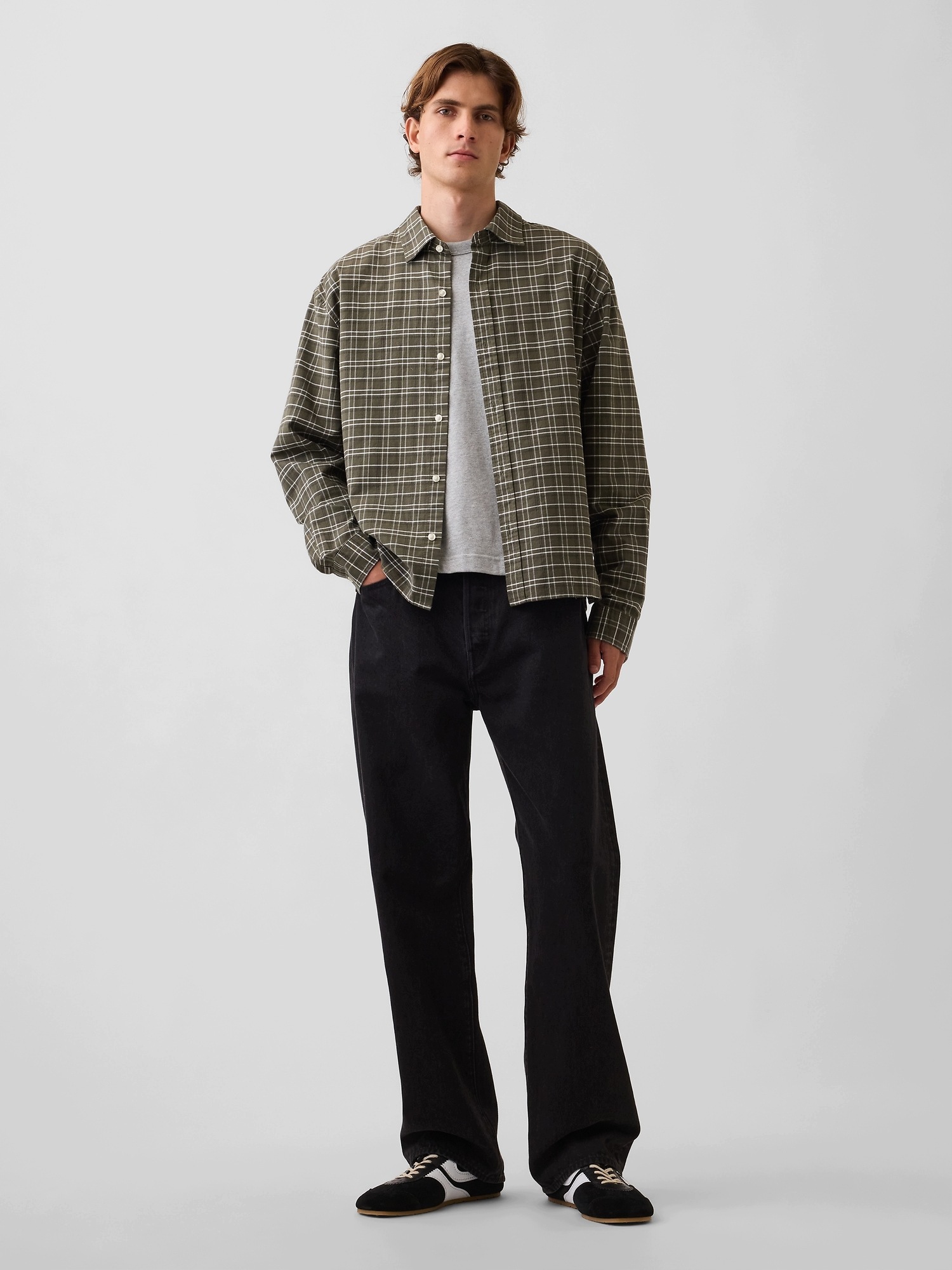 Gap Crop košile Oxford Shirt