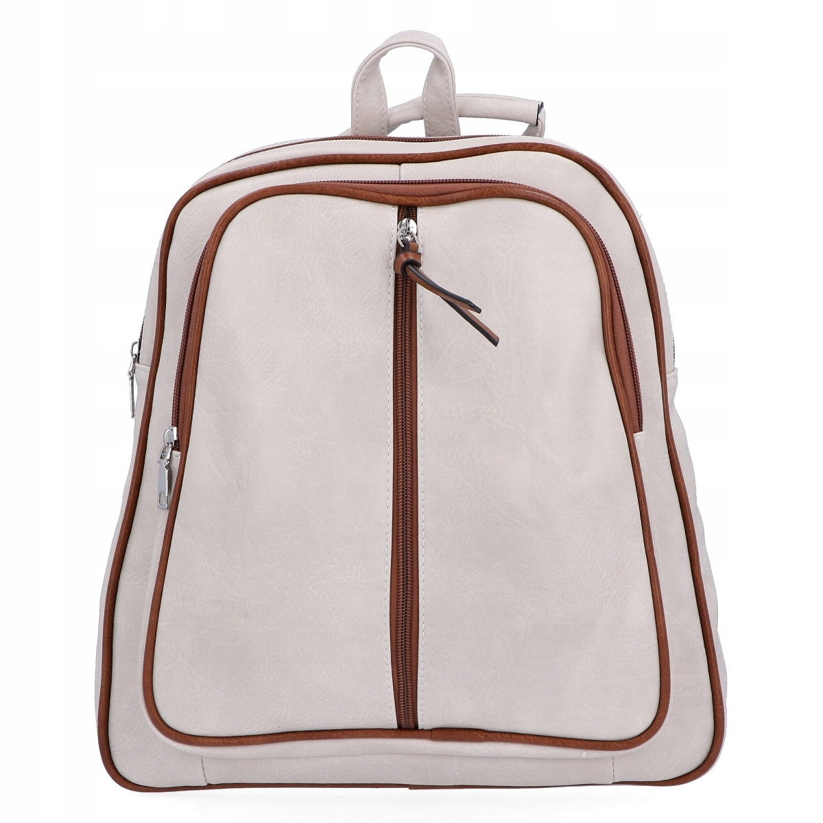 Městský Batoh s 2 komorami od firmy Hernan HB0407 Béžová/Hnědá