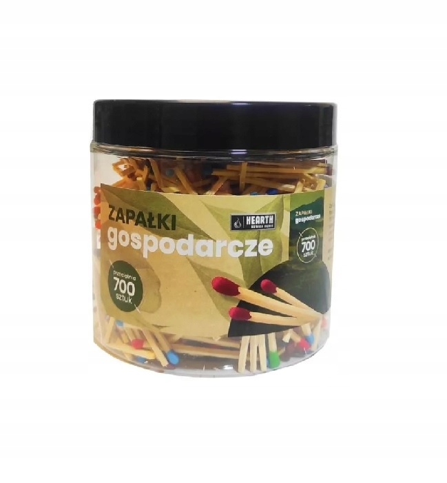 HEARTH ZAPAŁKI GOSPODARCZE KOLOROWE GRILL 700SZT