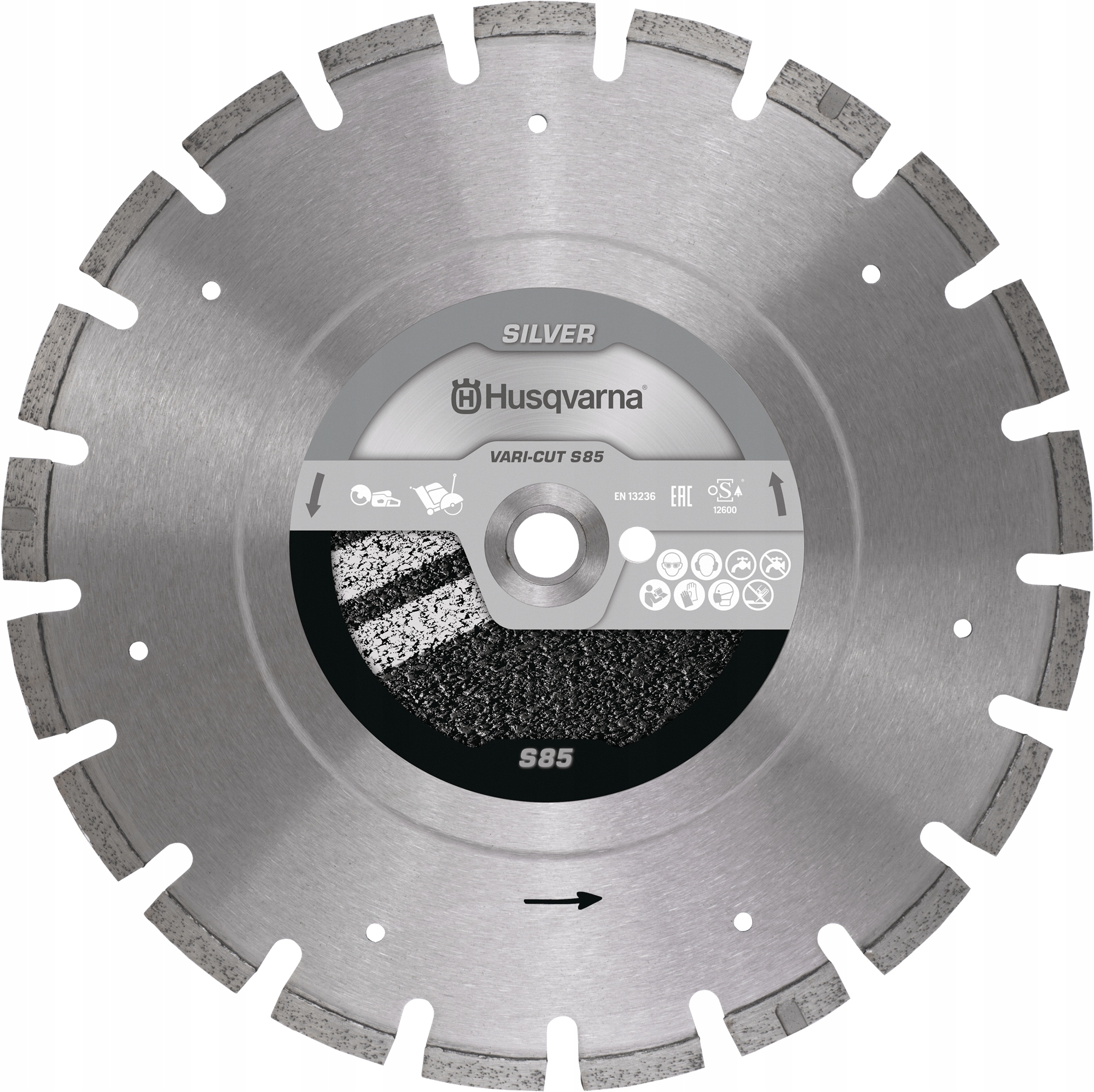 Diamantový Kotouč Pro Řezání Asfaltu Husqvarna Vari-Cut S85 500 mm