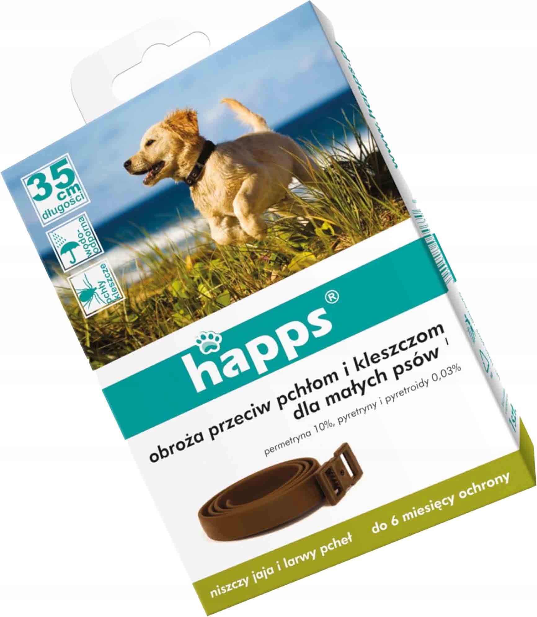 

Happs - Obroża Przeciw Pchłom I Kleszczom Dla Mały