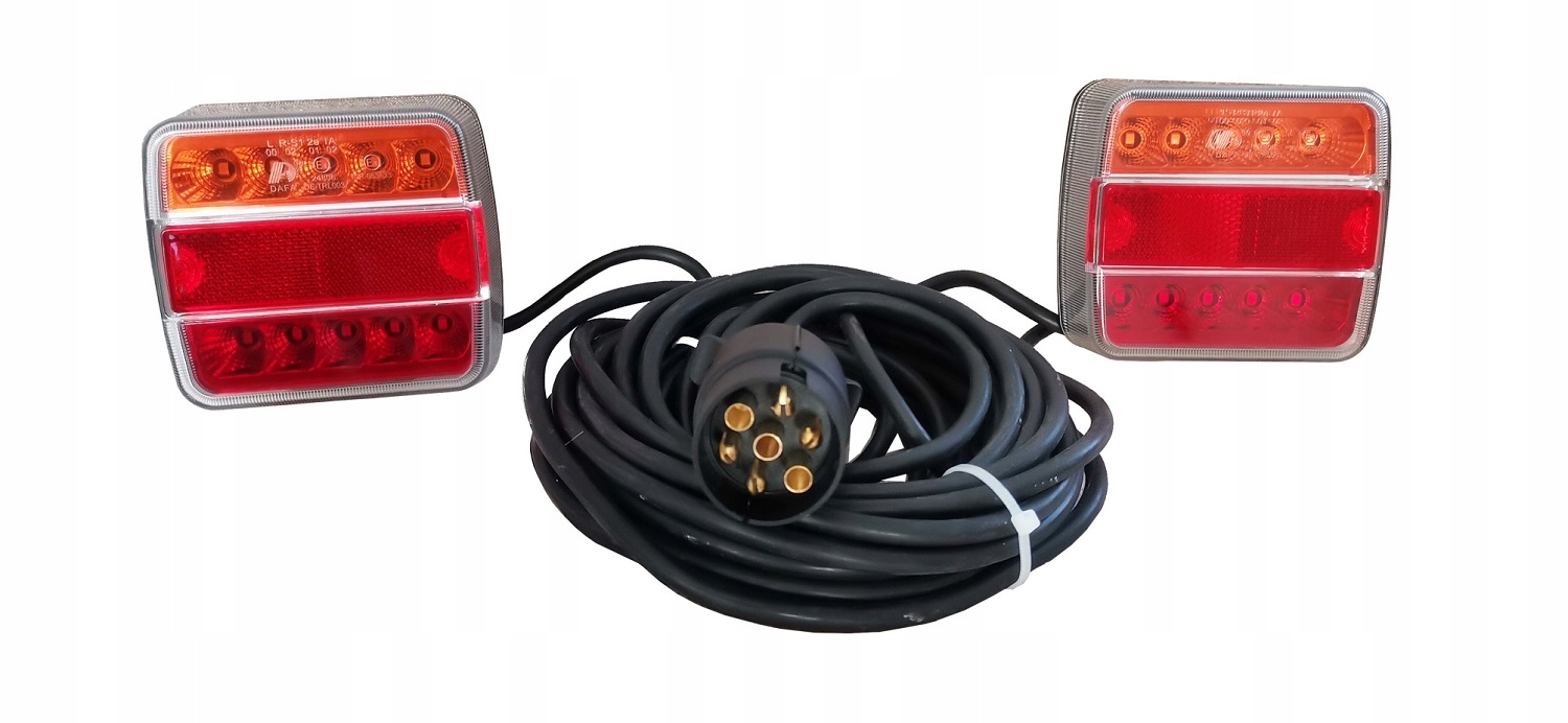 

Zestaw Świateł przedłużacz lamp Przyczepy Led magn