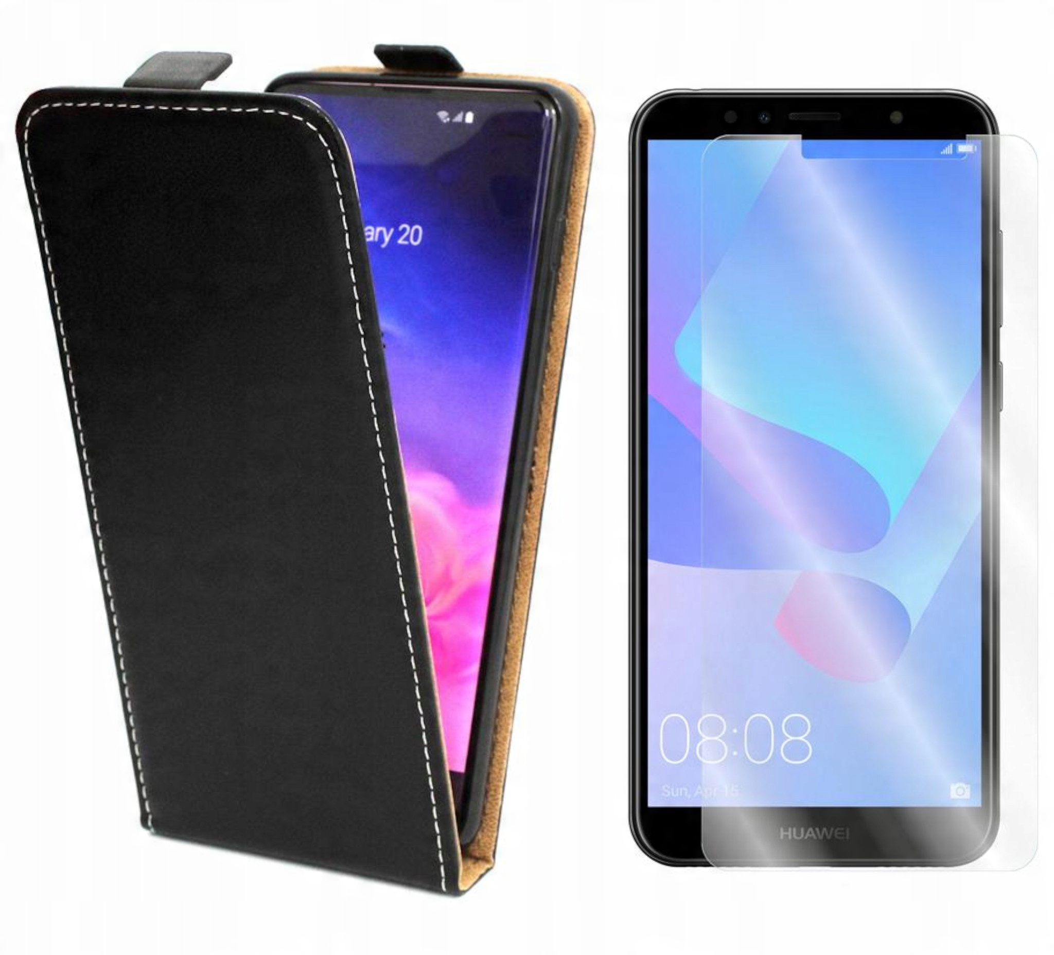 

Etui Slim Flex do Huawei Y7 Y7 Prime cza Hq +szkło