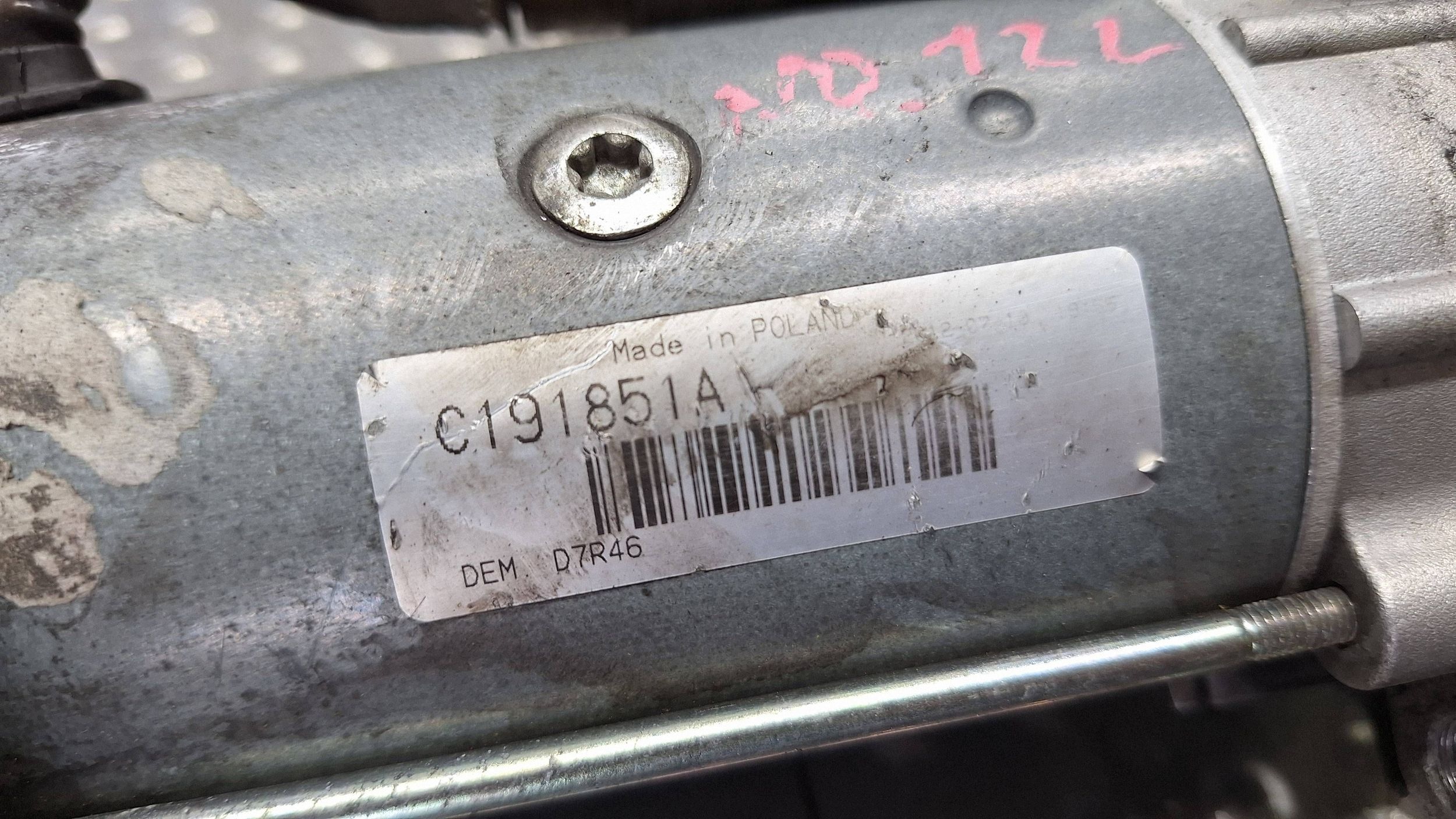 starter C191851A MERCEDES SPRINTER 906 VITO W639 W203 2.2 CDI