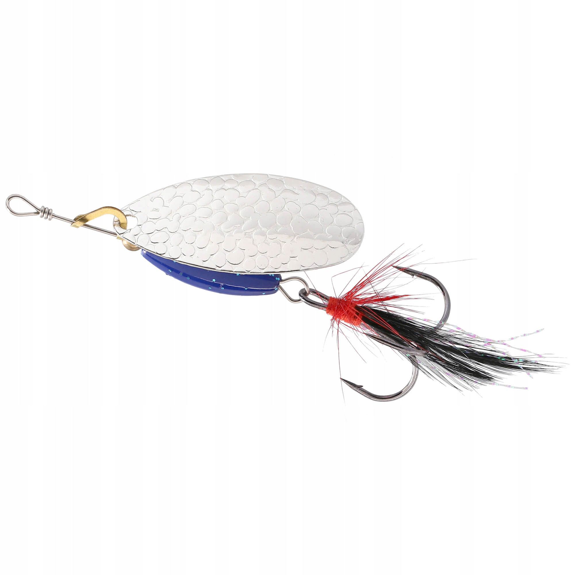 Błystka Obrotowa Mikado M Grub 4 Srebrna Blue Knight