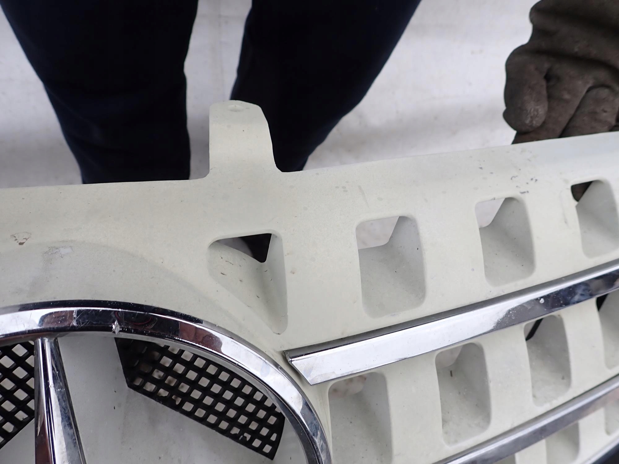 MERCEDES ML II 2 W164 05-08 bumper front front washer PDC