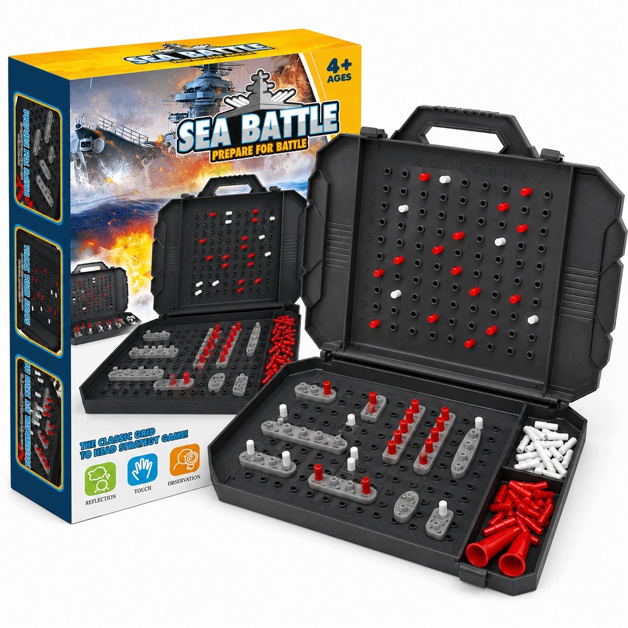Gra strategiczna Sea Battle Bitwa Morska dla 2 graczy