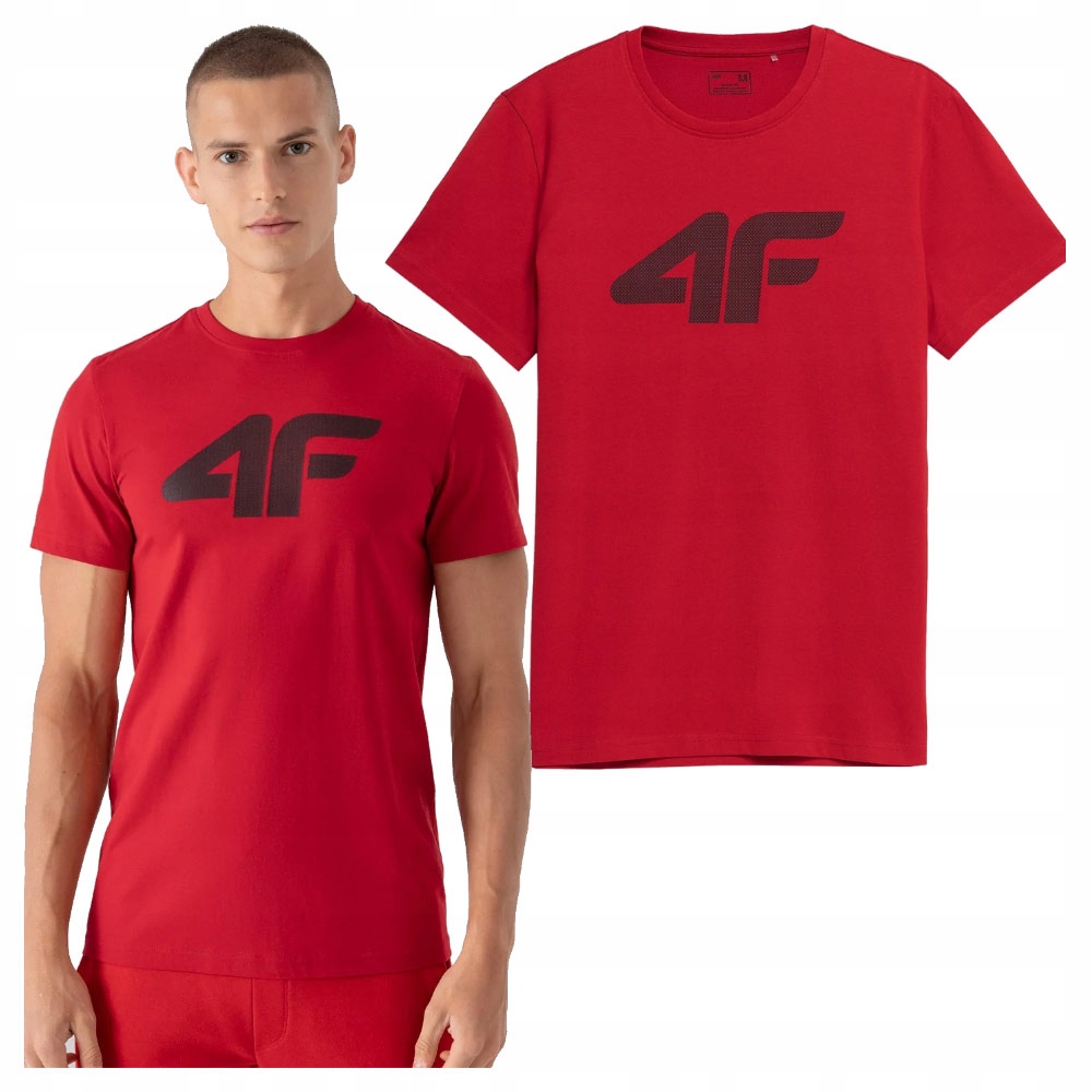 

4F T-shirt Koszulka Męska TSM353 Czerwona L
