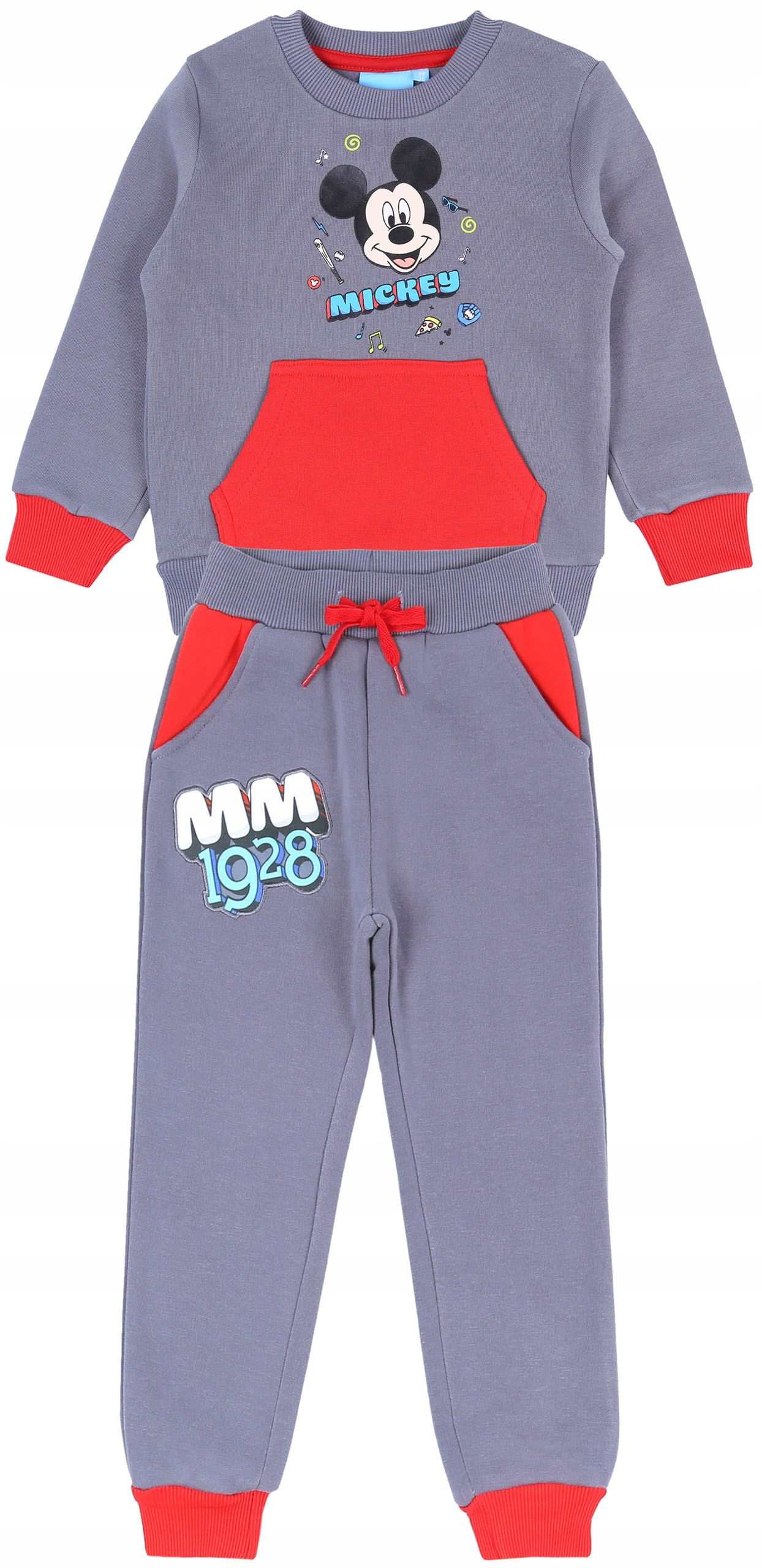 

Szaro-czerwony dres Myszka Mickey Disney 110 cm