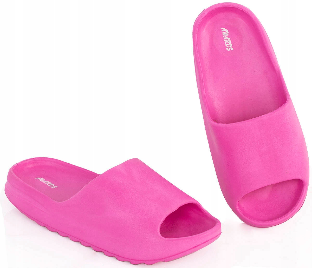 KLAPKI PROFILOWANE RÓŻOWE LEKKIE GRUBA PODESZWA 39