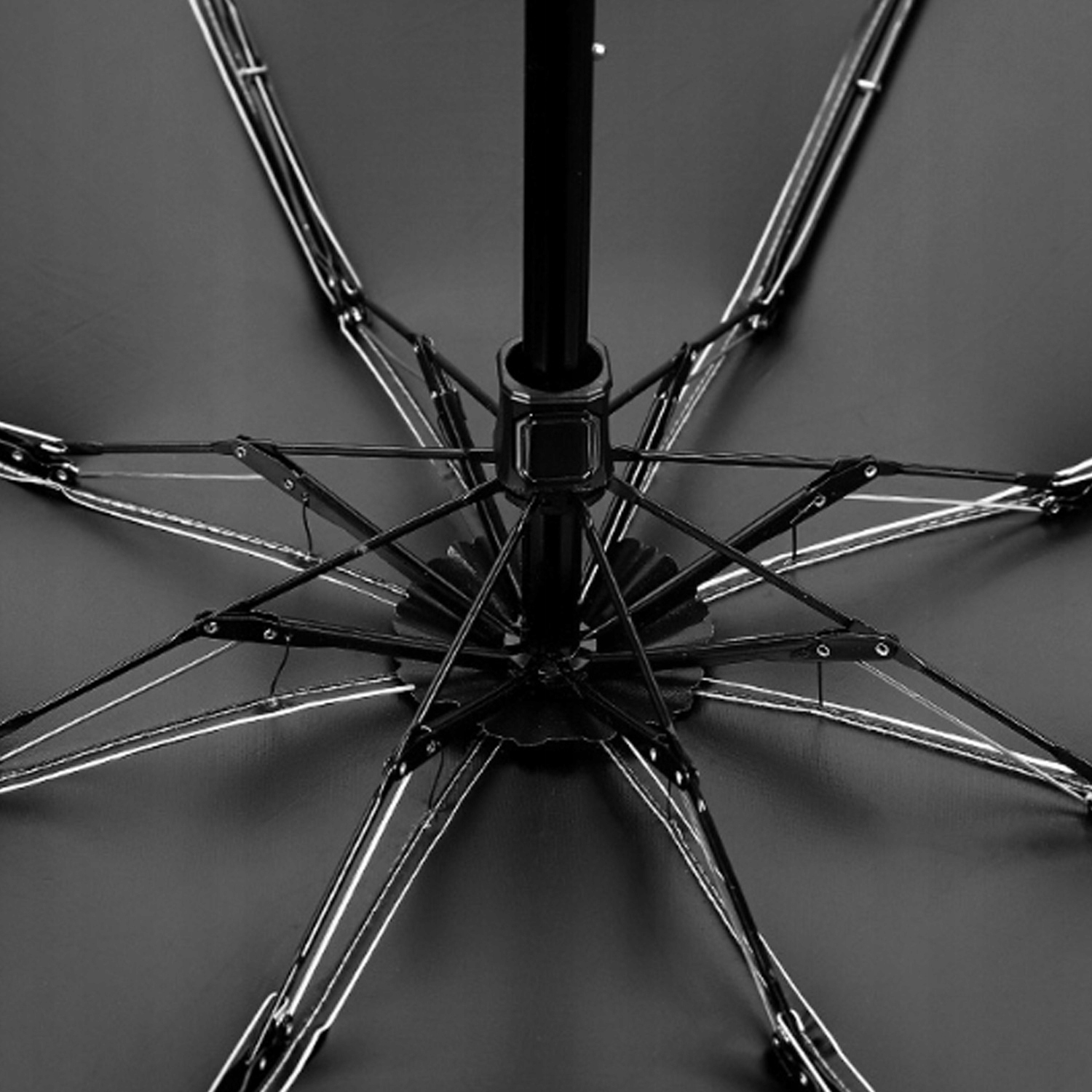 PARASOLKA kieszonkowa składana automatyczna pokrowiec lekka męska damska Kolor czarny