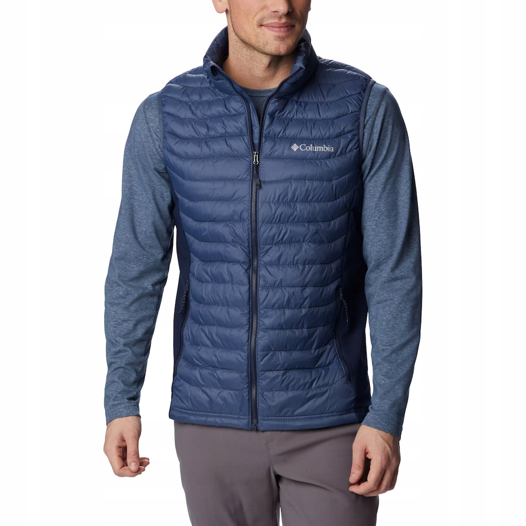 Bezrękawnik Kamizelka Columbia Powder Pass Dark Mountain/Collegiate Navy S