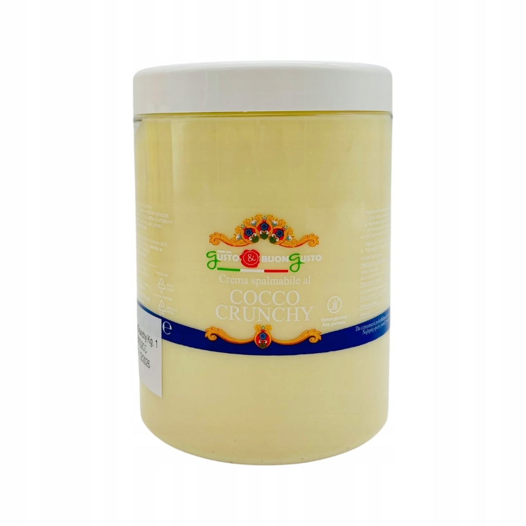 Levně Kokosový krém crunchy 1 kg – Přímo z Itálie!