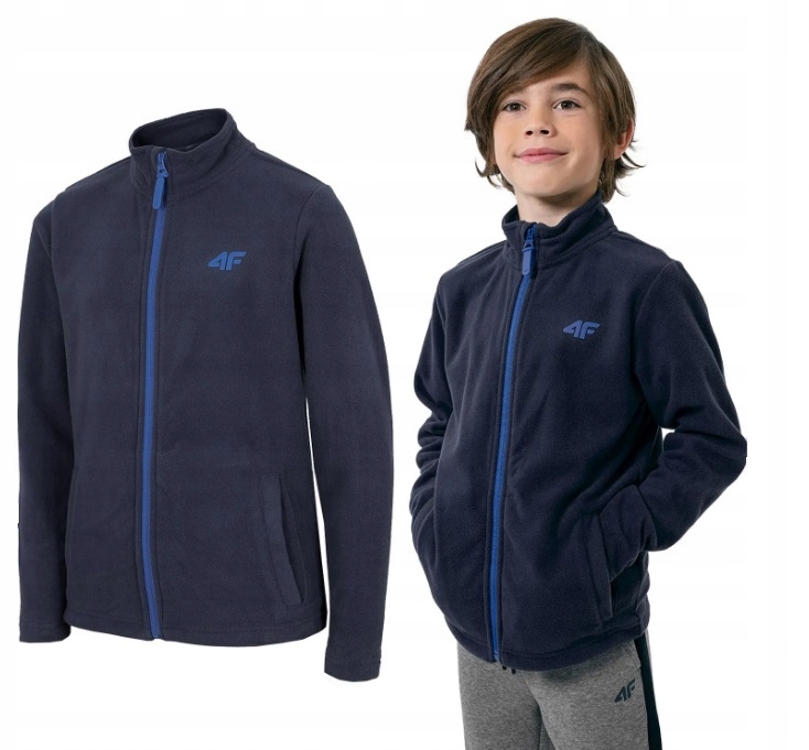 

Polar Bluza Chłopięca Junior 4F JPLM001 Granat 134