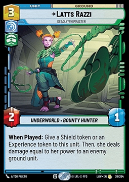 Karta Latts Razzi, Deadly Whipmaster SWU LAW #039