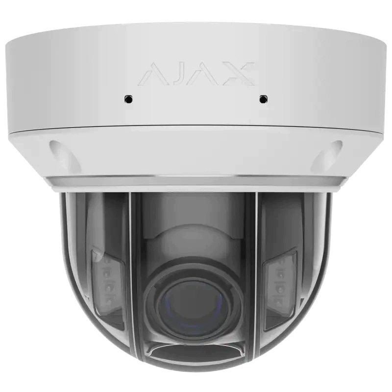 Ajax Systems DomeCam Hlvf 8MP Ai kamera Ip PoE motozoom biała