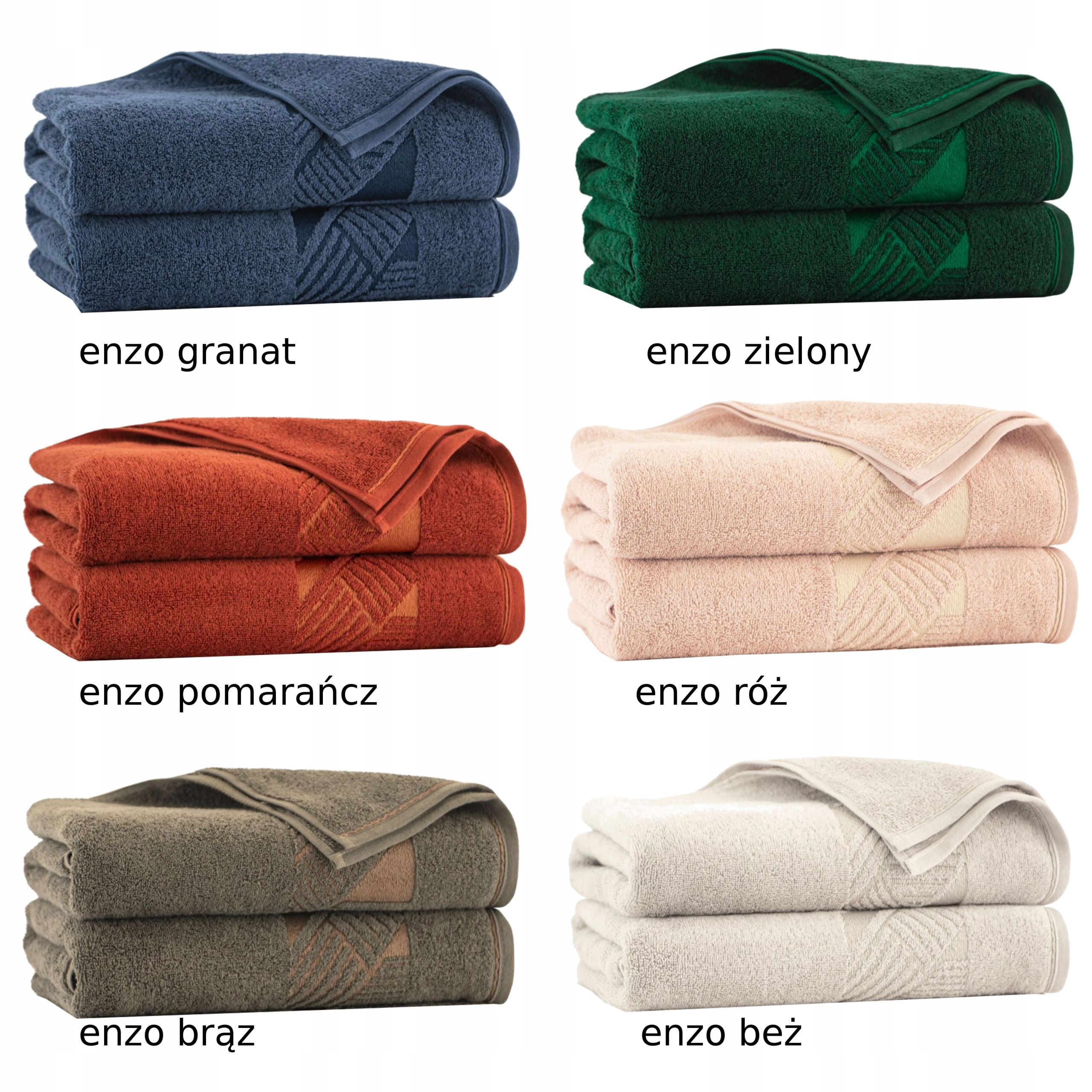 Komplet ręczników prezent Zwoltex upominki świąteczne Enzobrąz Marka Zwoltex