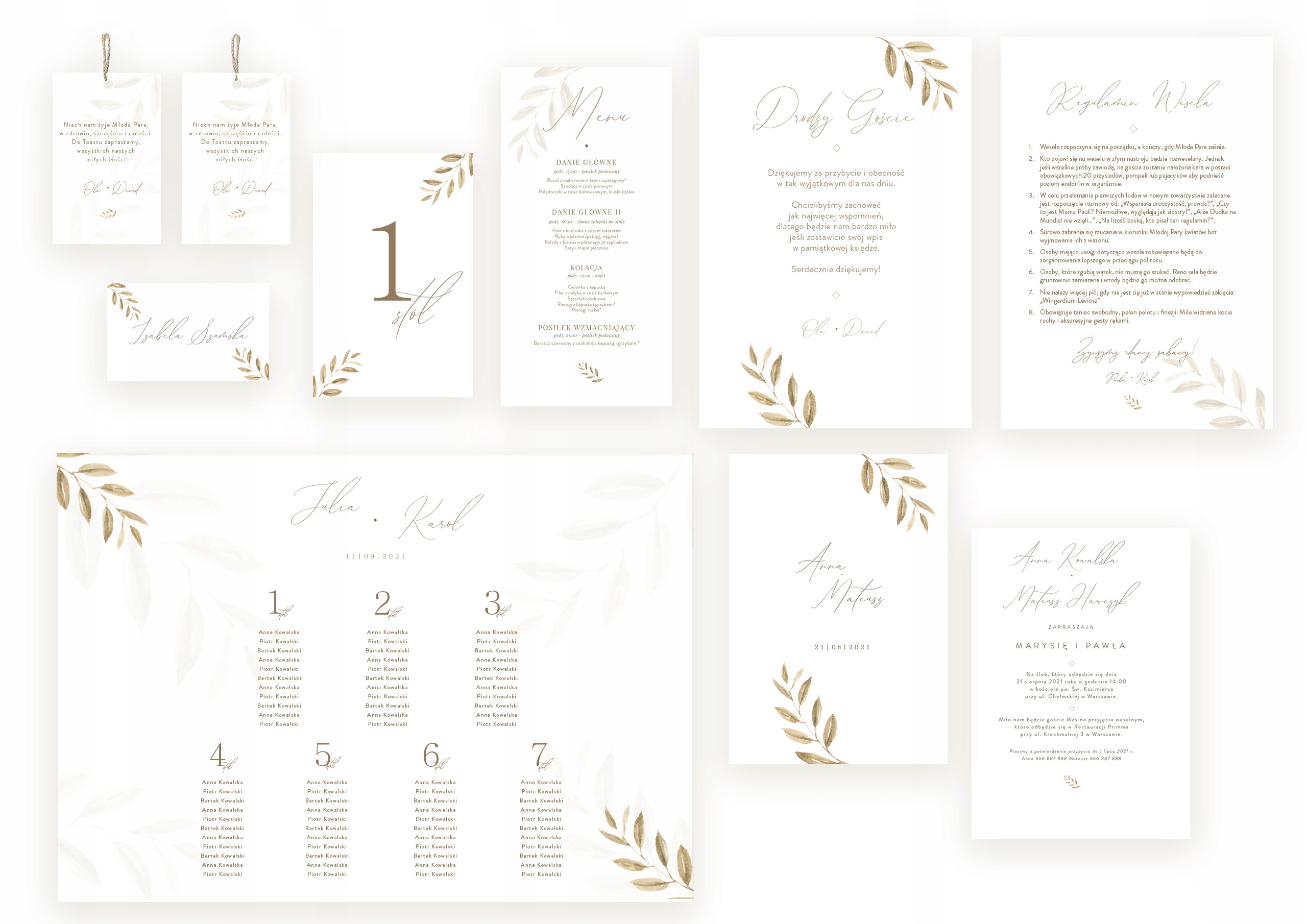 Tablica powitalna boho na PCV 60x90 cm Kolor dominujący biały