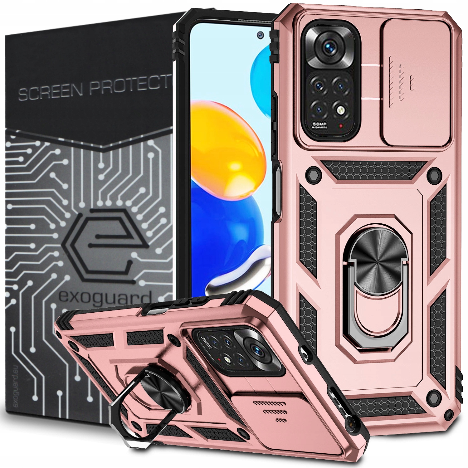 

Etui Pancerne+szkło do Xiaomi Redmi Note 11 11S