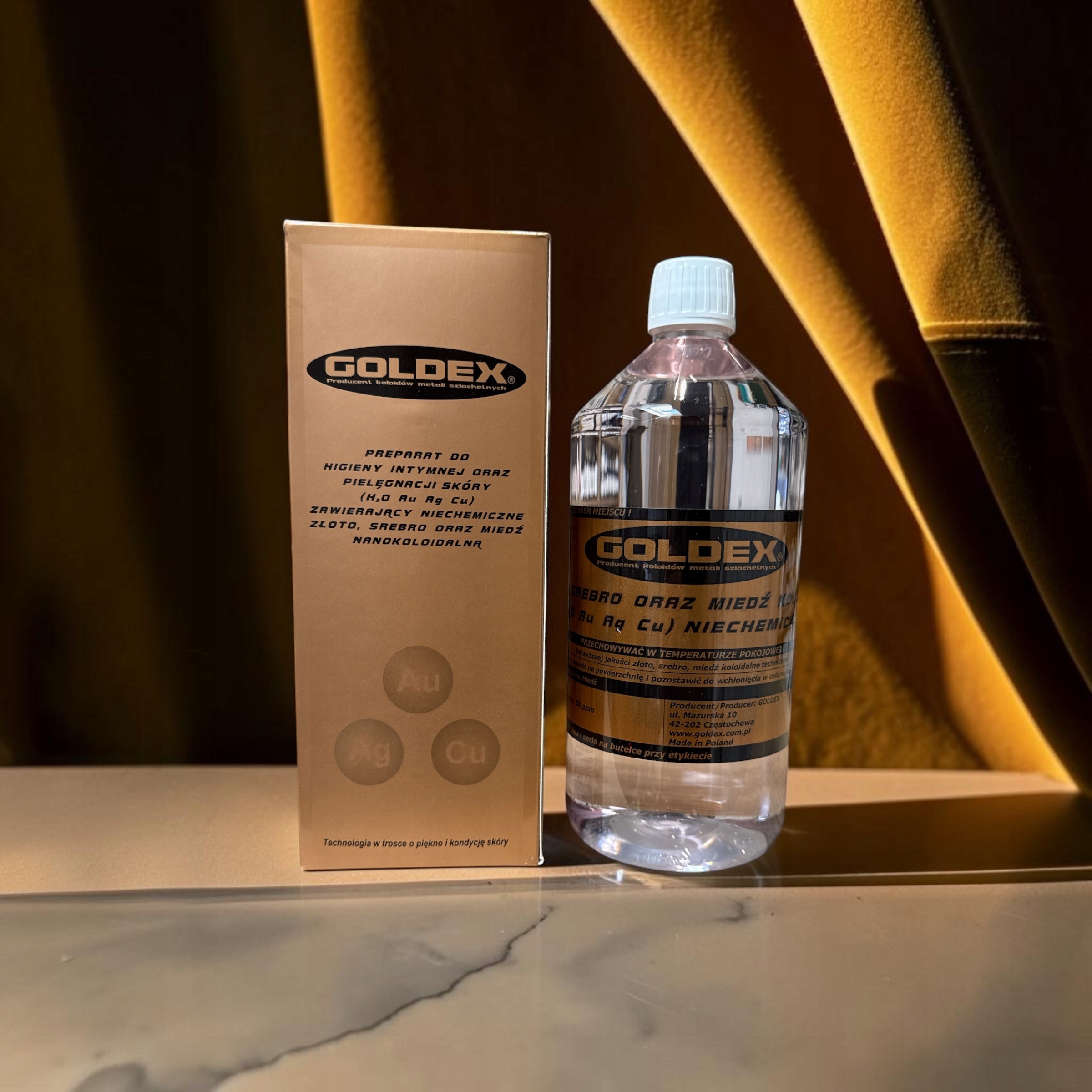 Zlato, Stříbro a Koloidní měď 1000 ml Goldex