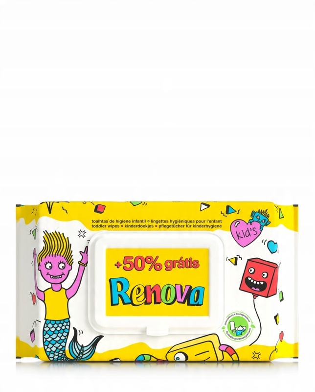 

Papier toaletowy nawilżany dla dzieci Renova 60szt