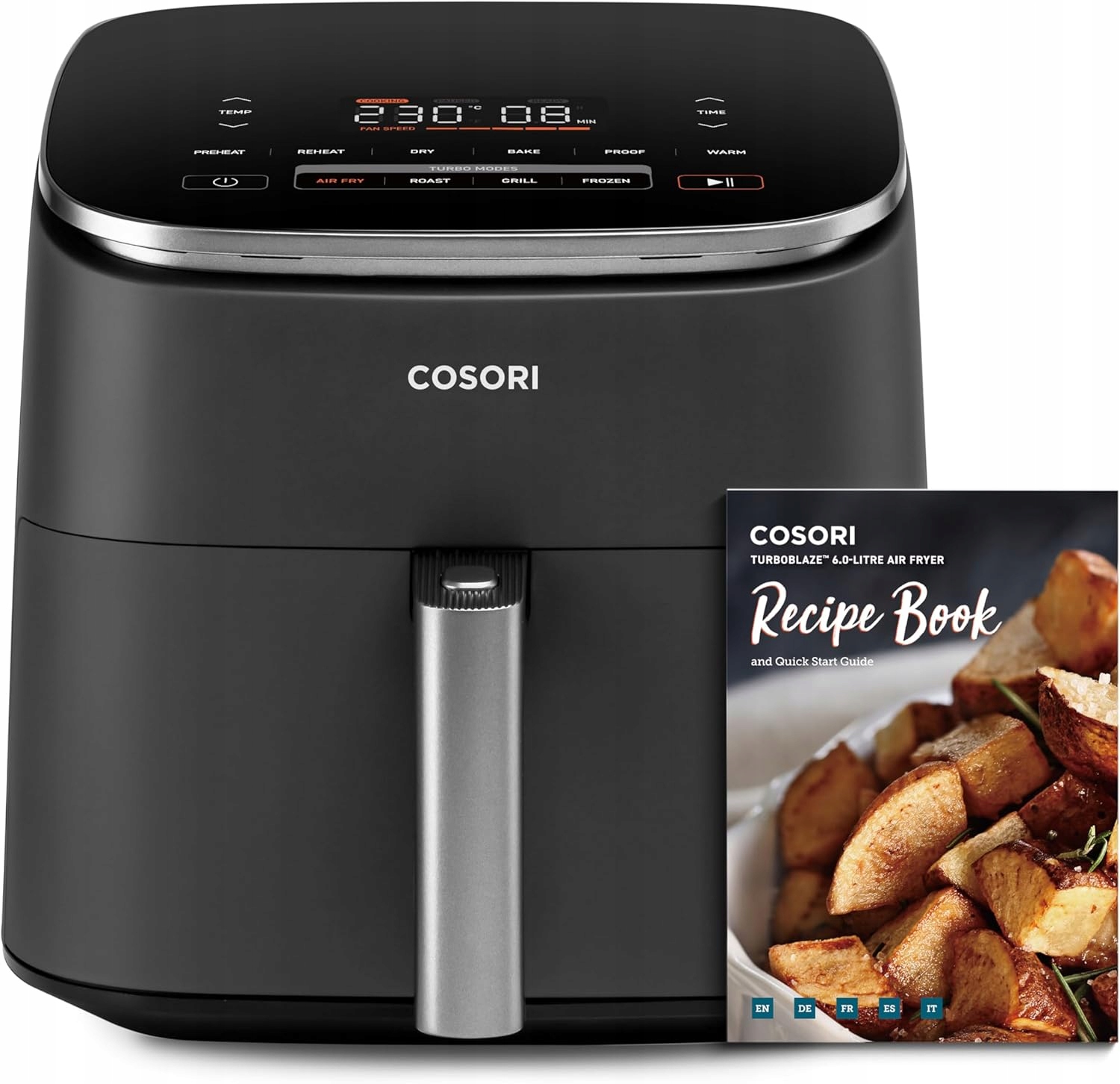 Cosori DC601 Frytkownica beztłuszczowa XXL 6l Airfryer 9w1 30°-230°