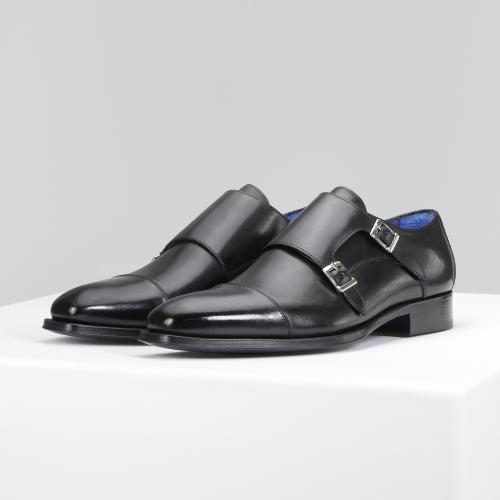

Buty Wojas Półbuty męskie skóra czarne r. 40