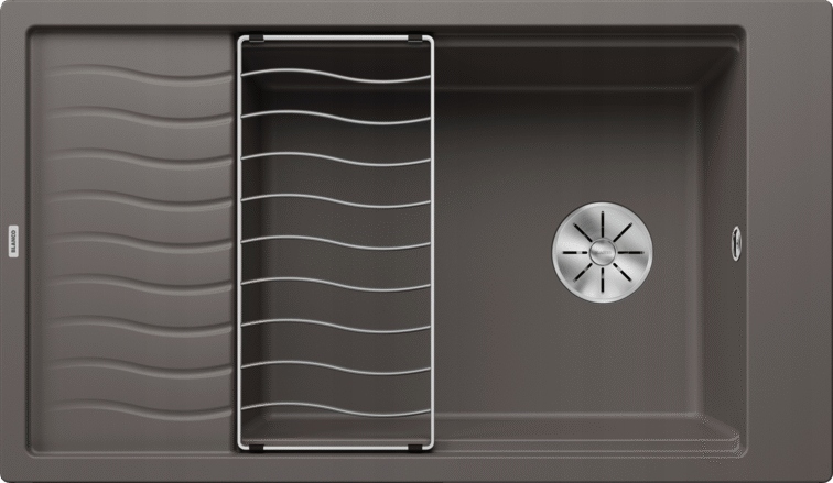 Blanco Elon XL 8 S, zlewozmywak do zabudowy, szary wulkan, 527255