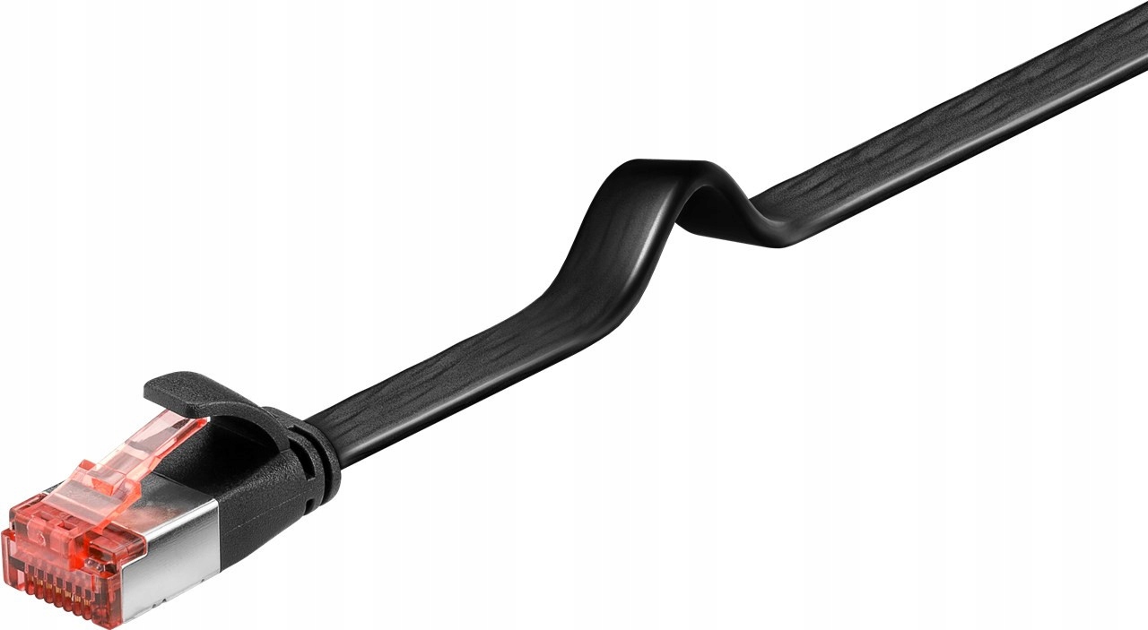 Goobay 94232 kabel sieciowy 1,5 m Cat6 U/FTP (STP) Czarny