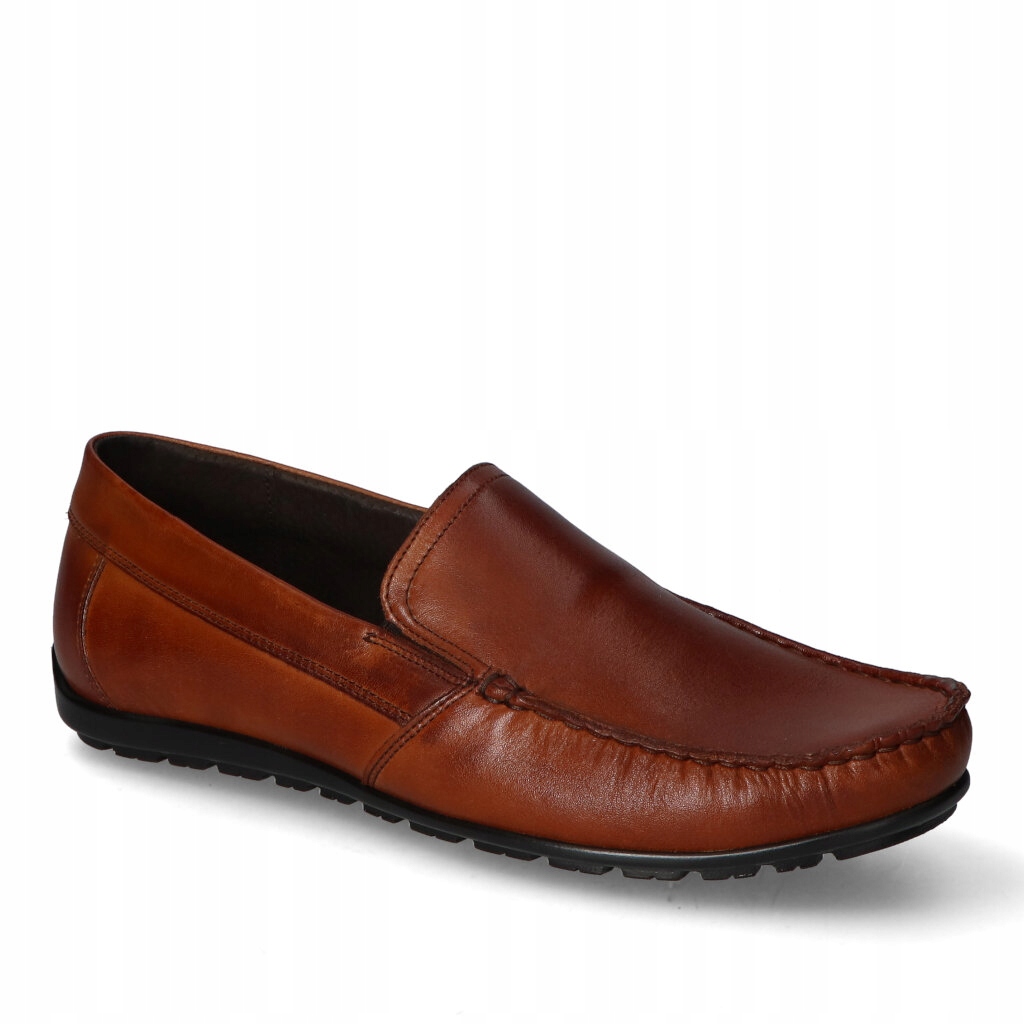 Pánské mokasíny Pan Hnědé Přírodní kůže 42