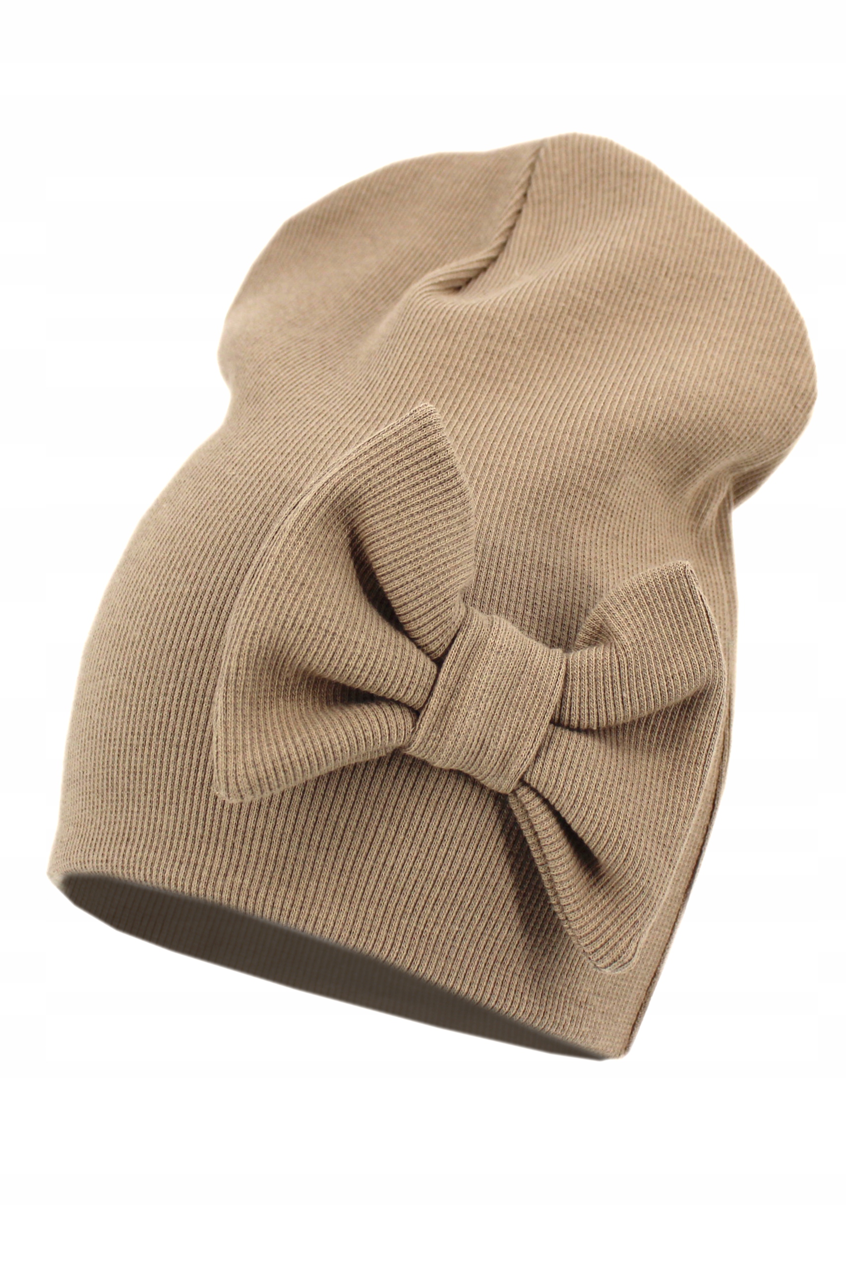 DWUWARSTWOWY KOMPLET DZIECIĘCY PRAKTYCZNA CHUSTKA MODNA CZAPKA Z KOKARDĄ Marka Inna marka