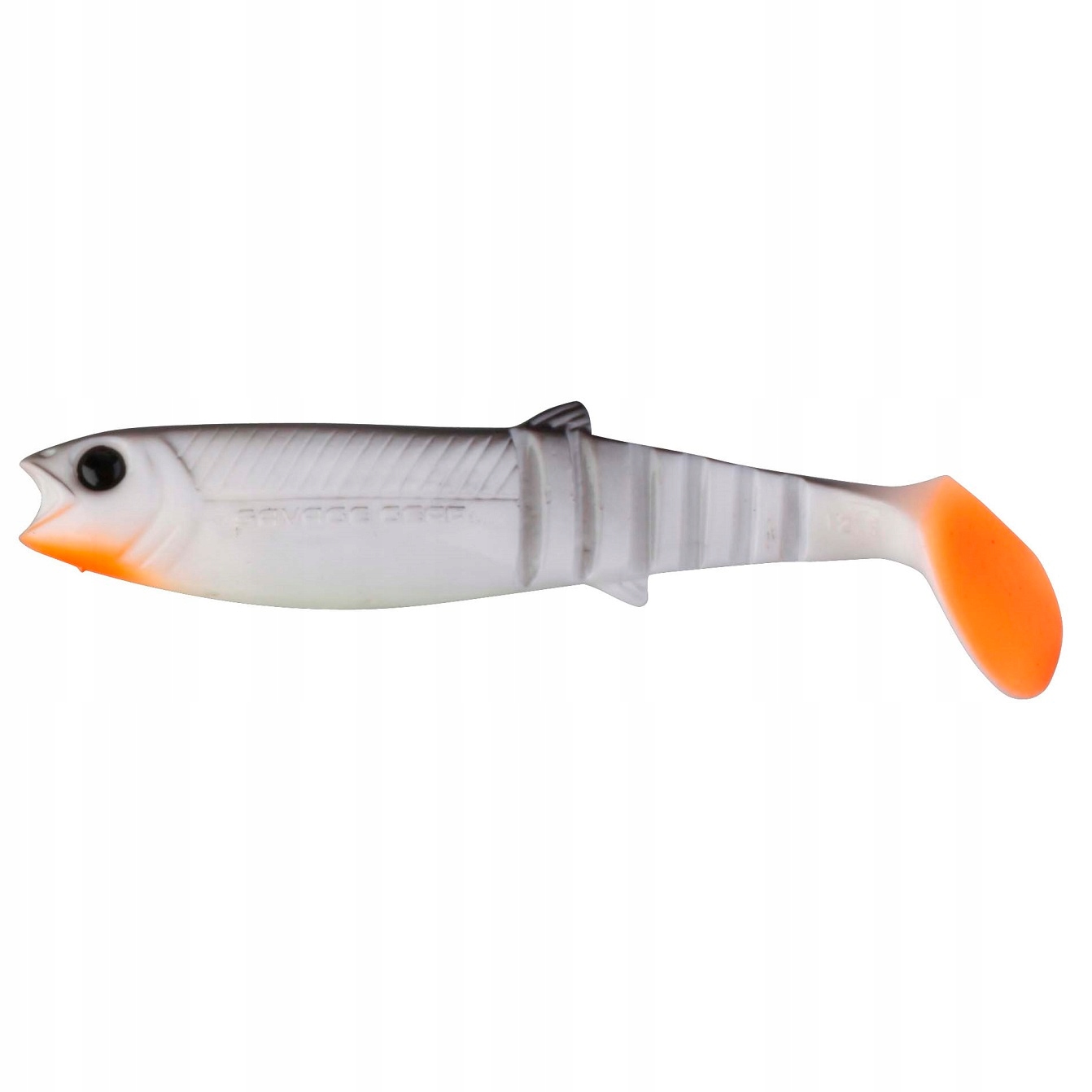 Guma kopyto Savage Gear Lb Cannibal Shad 15cm 33g White Black 61866 1 szt.