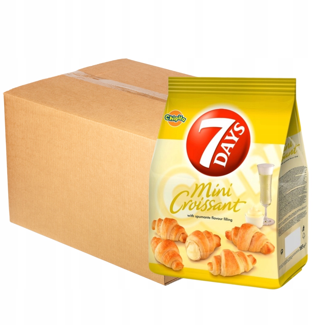 7 Days Mini Rohlíky s náplní z šumivého vína 185 g x 8 ks