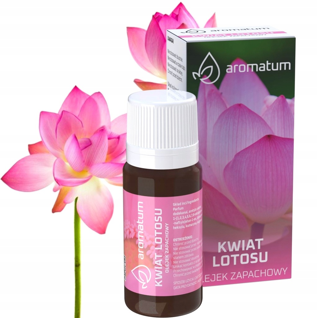 

Aromatum Olejek zapachowy Kwiat Lotosu 12ml relax