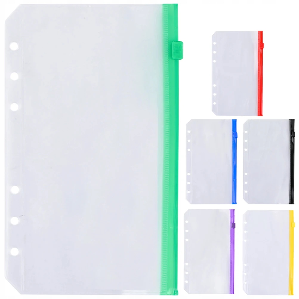 

Teczki na dokumenty Bill Binder Zipper File 6 szt
