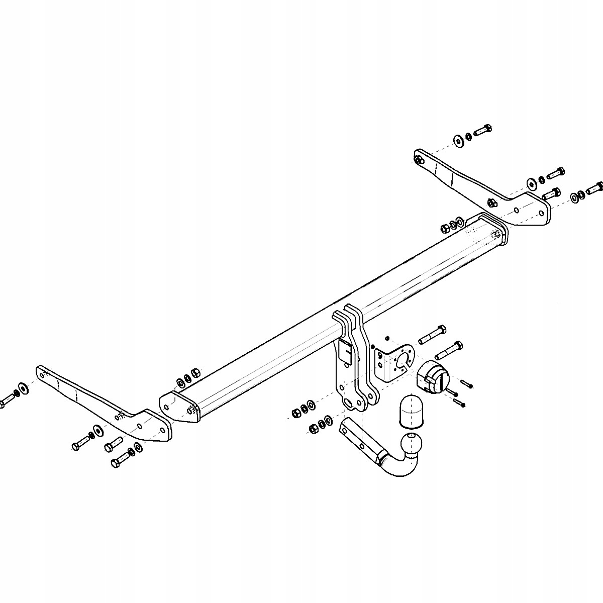 Hak holowniczy Skoda Kodiaq SUV od 17 MODUŁ WIĄZKA 13 PIN GRATIS Nowy Producent Steinhof
