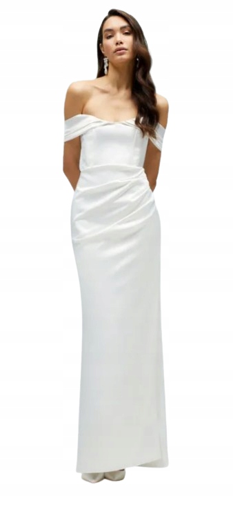 Coast Dlouhá Dámská Svatební Sukně Bílé Barvy Zdůrazňující Pas 40 1HKJ