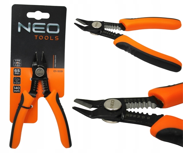 

Neo 01-509 Szczypce Precyzyjne Boczne Tnące 140mm