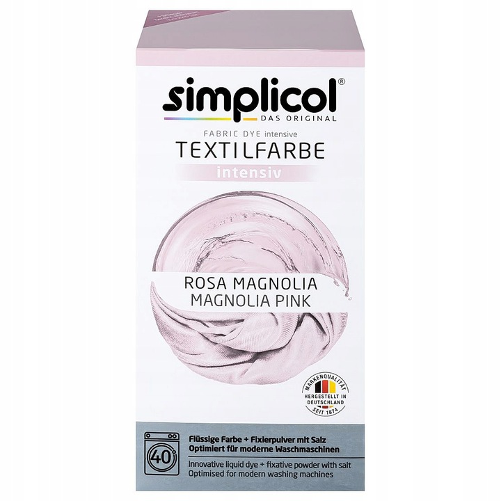 

Simplicol barwnik do tkanin ubrań Rosa Magnolia