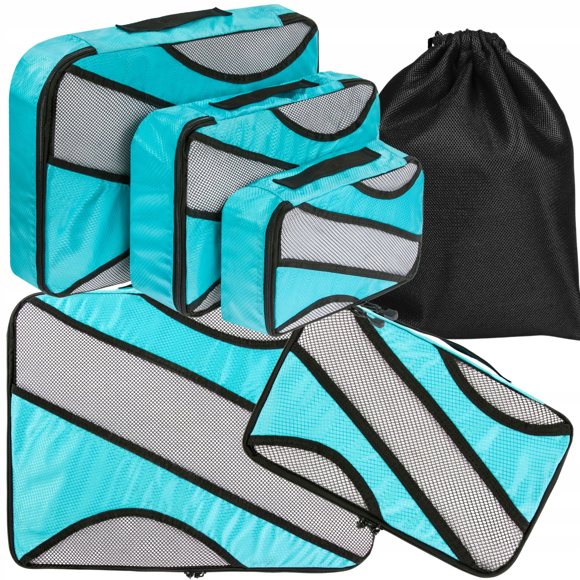 Zestaw organizer podróżny do walizki torby szafy na ubrania buty 6 szt Etui