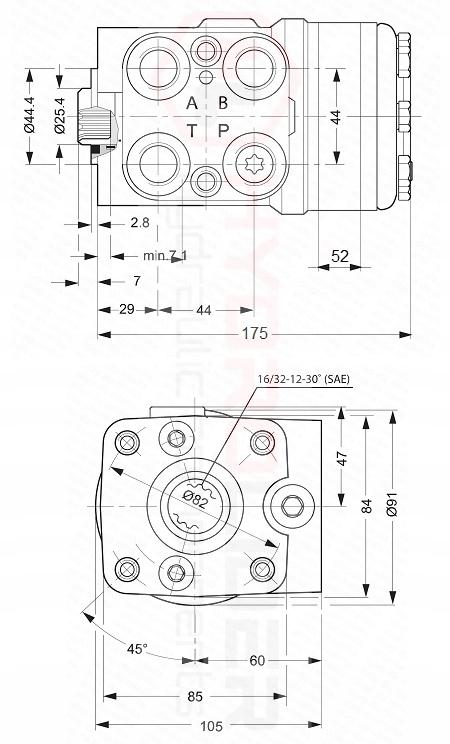 ORBITROL OSPC 400 LS 150 1240 WZMOCNIONY MARKOWY Part number 1 06 02 400