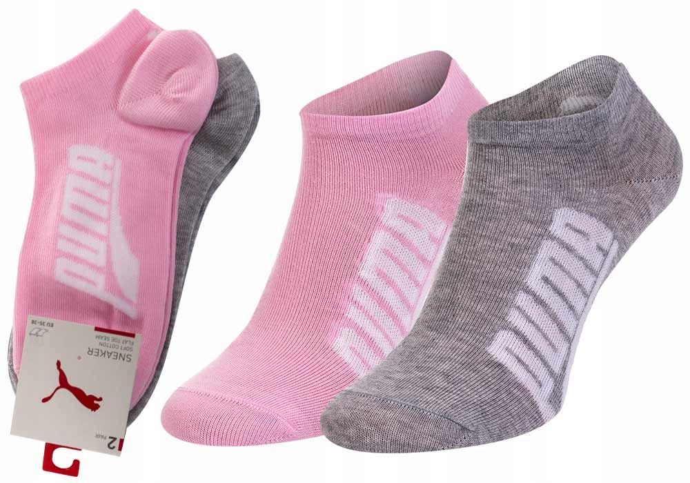 

Puma Skarpetki Stopki 2 Pary Pink/grey Roz: 39-42