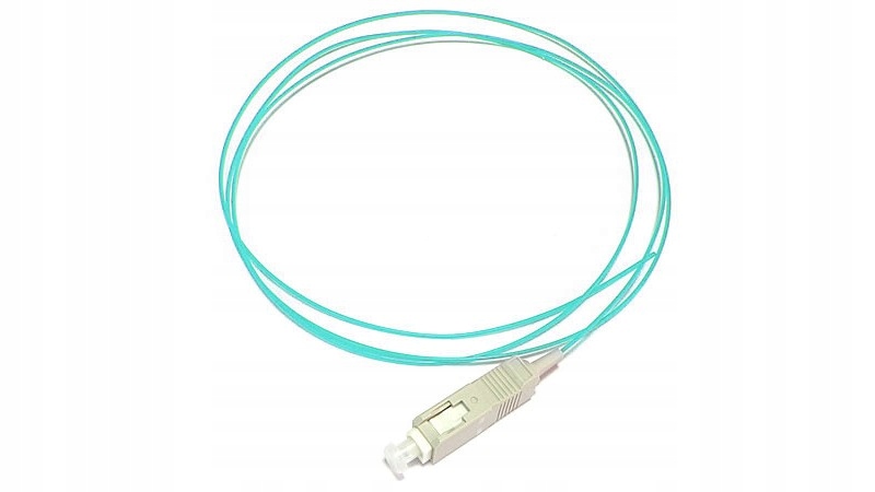 Pigtail światłowód OM3 Sc wielomodowy simplex 1m