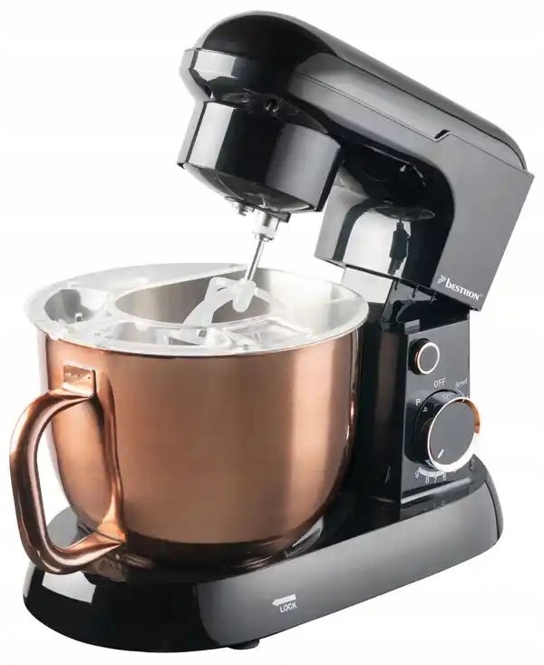 Planetární kuchyňský mixér Bestron s 9 rychlostmi a Turbo N