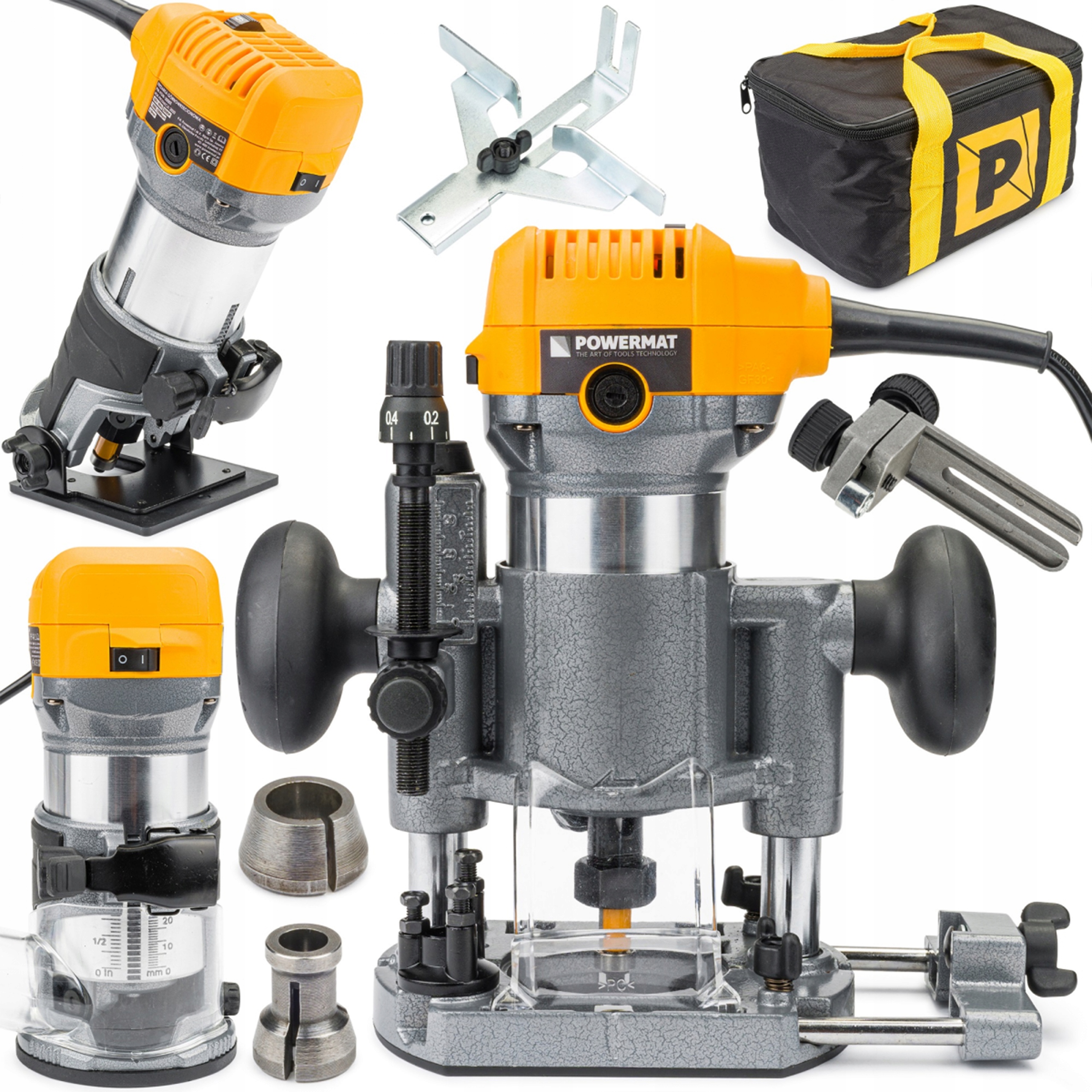 Frézka Horní Vřetenová Řezačka 6/8 mm 2000 W Powermat