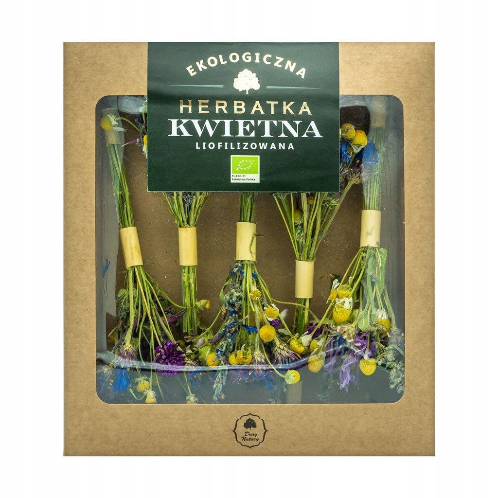 Herbatka kwietna liofilizowana Bio (5 x 2,5 g) 12,5 g Dary Natury