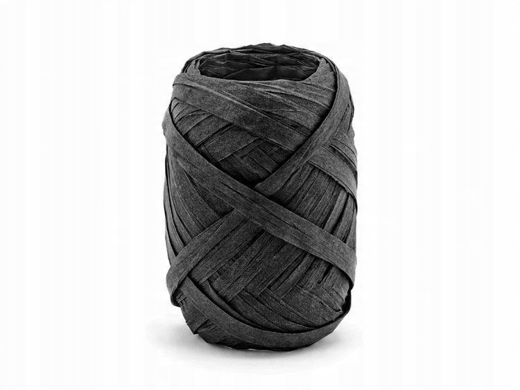 

Wstążka Ozdobna Rafia Czarna 5mm/10m Dekoracja