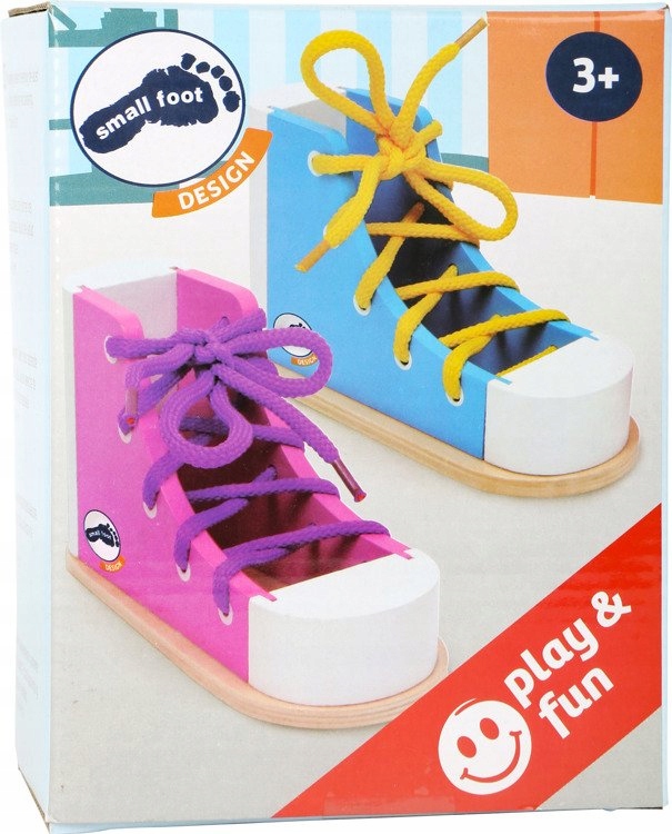 Drewniane Trampki Do Sznurowania 6475 Small Foot EAN (GTIN) 4020972064752