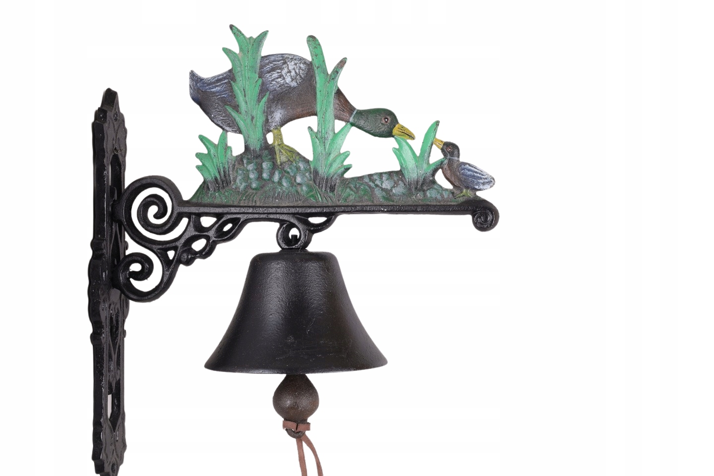 KACZKI -DZWONEK ŚCIENNY żeliwo